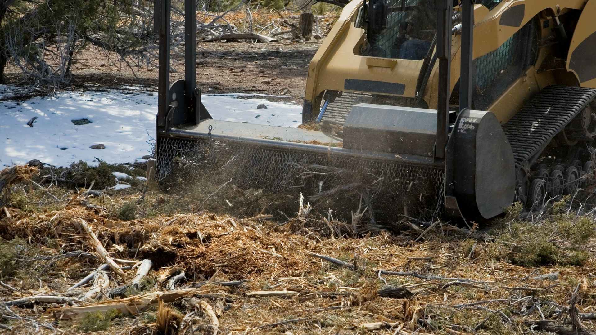 Forestry mulching service in Statham GA